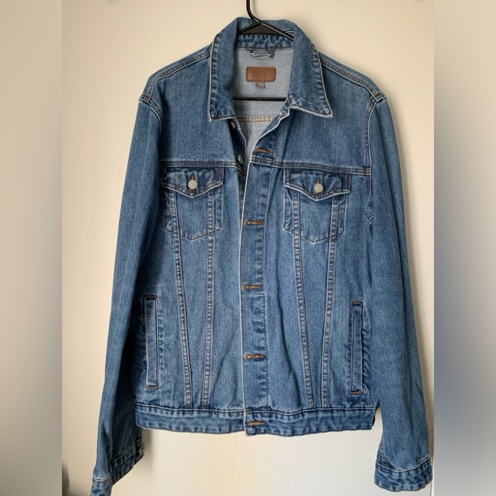 Gently-used ASOS Mens Denim Jacket L Light-Blue